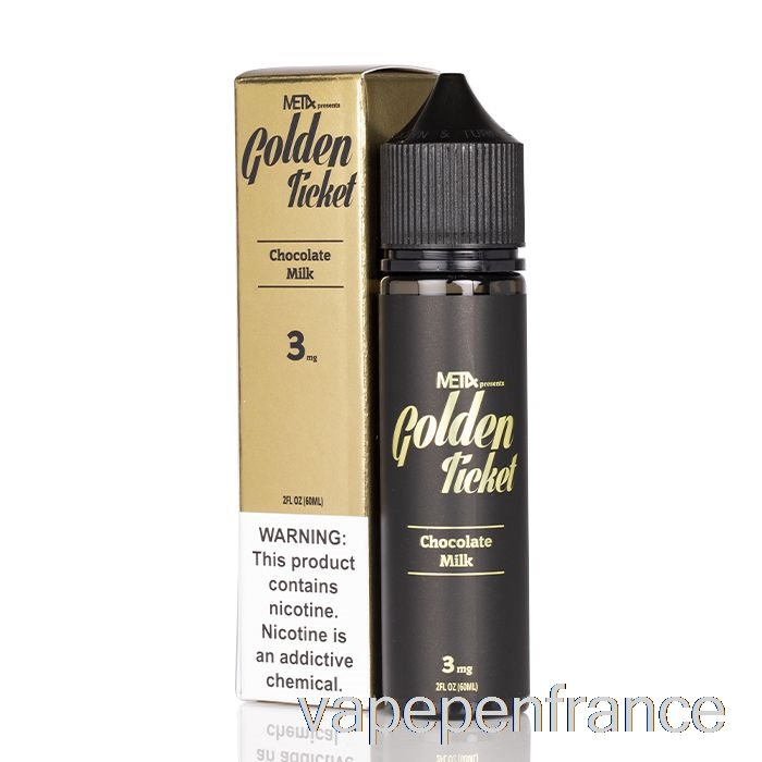 Billet D'or Par Met4 Vapor - Stylo Vape 60 Ml 6 Mg